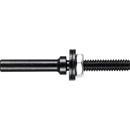 Nut Type Drive Arbor - For Tube Center Brushes - 1/4 Arbor Hole To 1/4 Shaft